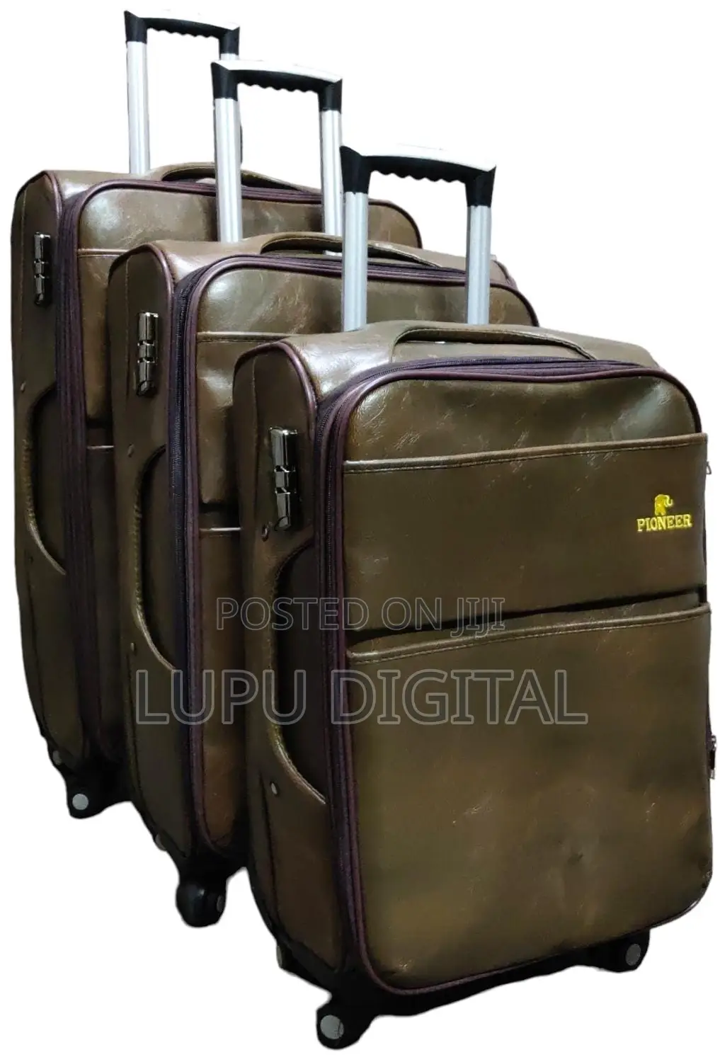 Pioneer Leather Suitcase