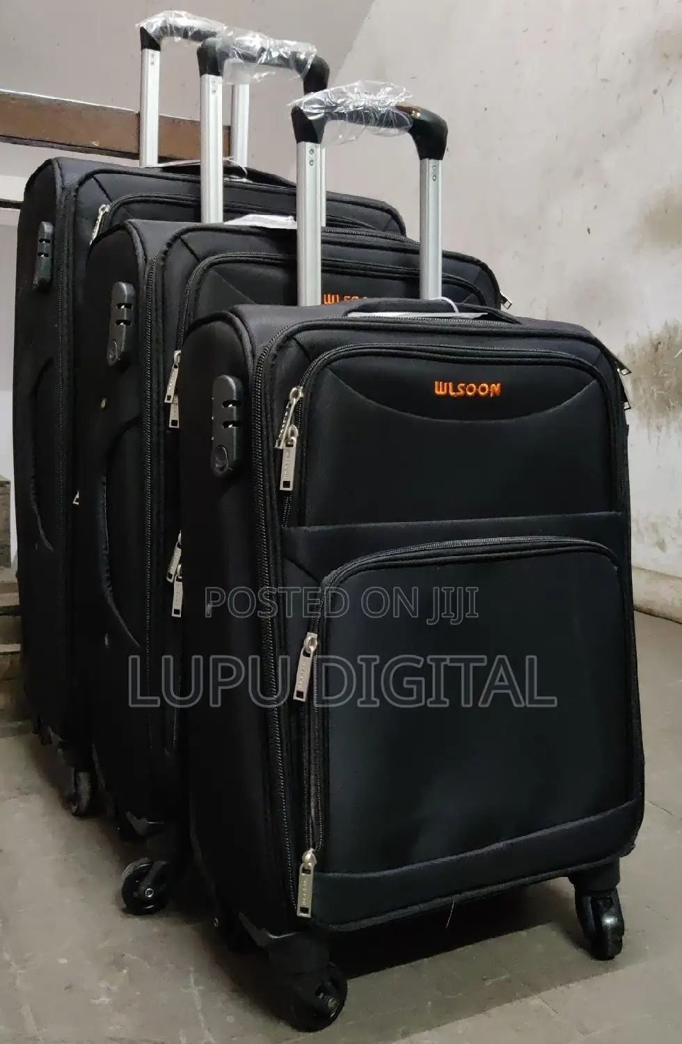 3pcs Wlsoon Material 4 Wheels