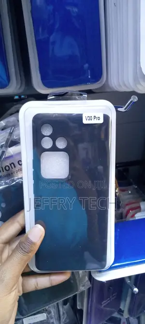 Silicone Back Cover Case For Vivo V30 Pro 5G | With Camera