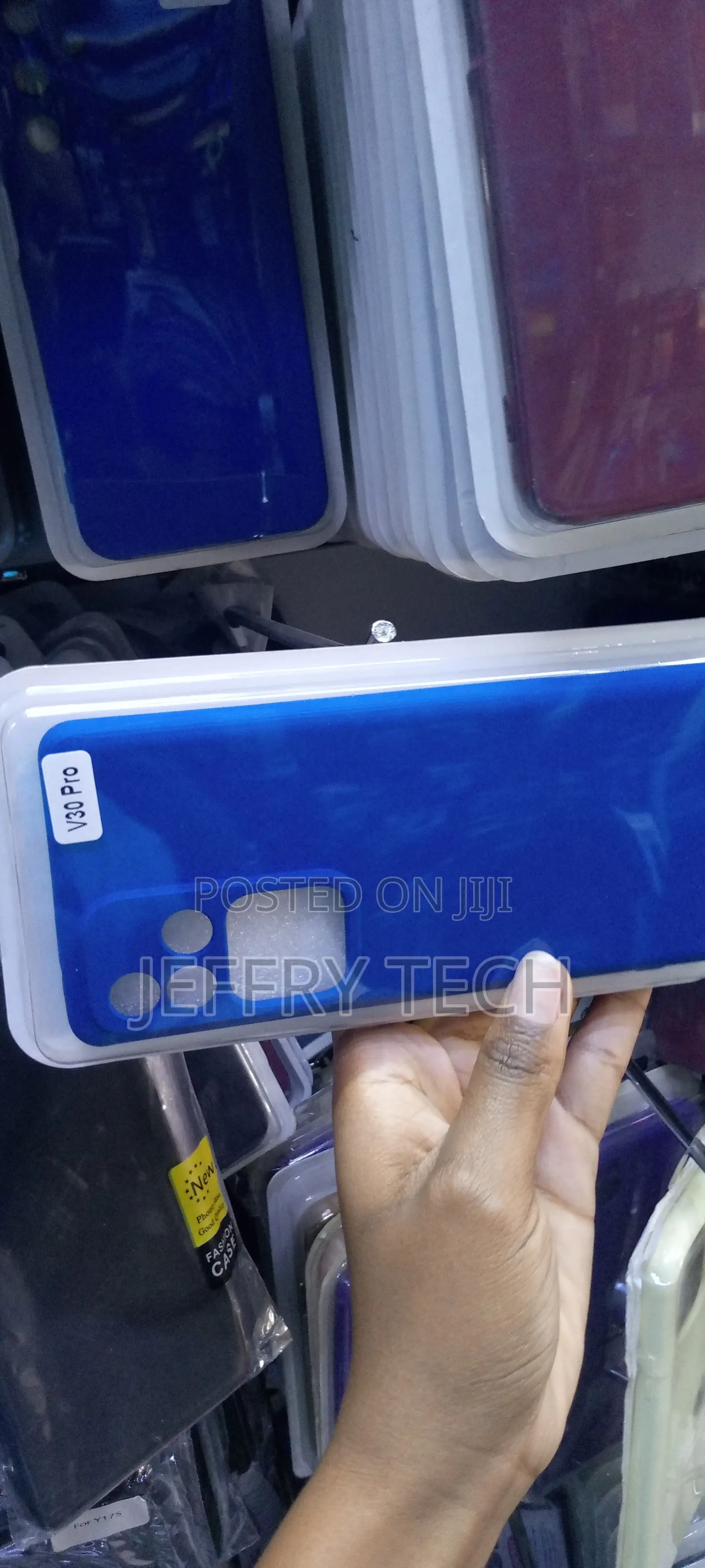Case for Vivo V30 Pro Soft Gel Black Cover Shell TPU Silicon
