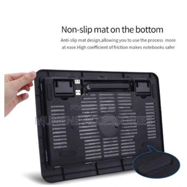 Laptop Fan Cooler Notebook Cooling Pad Notebook Stand - thumbnail 2
