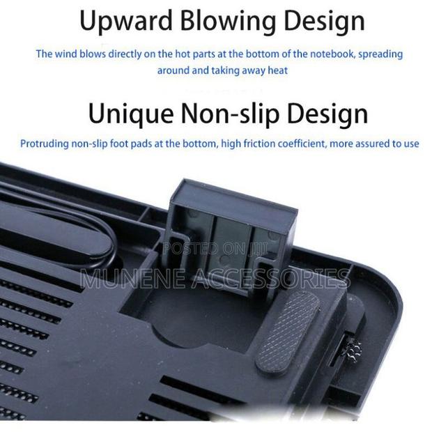 Laptop Fan Cooler Notebook Cooling Pad Notebook Stand - thumbnail 4