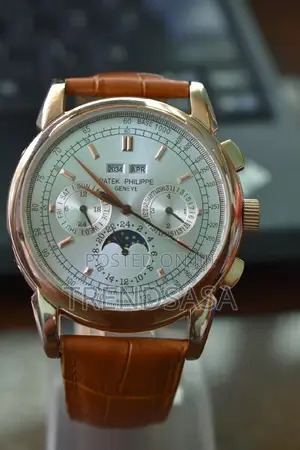 Patek Philippe Perpetual Calendar Rose Gold Brown Straps