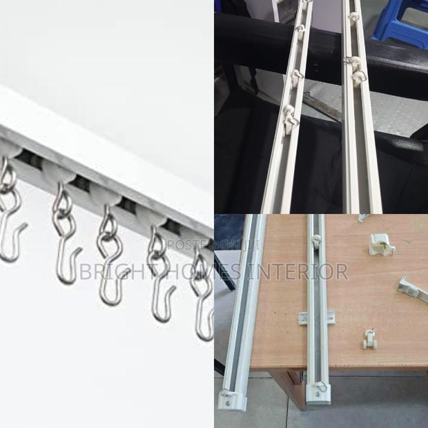 Single Truck Curtain Rails Curtain Rails Curtain Rails - main view