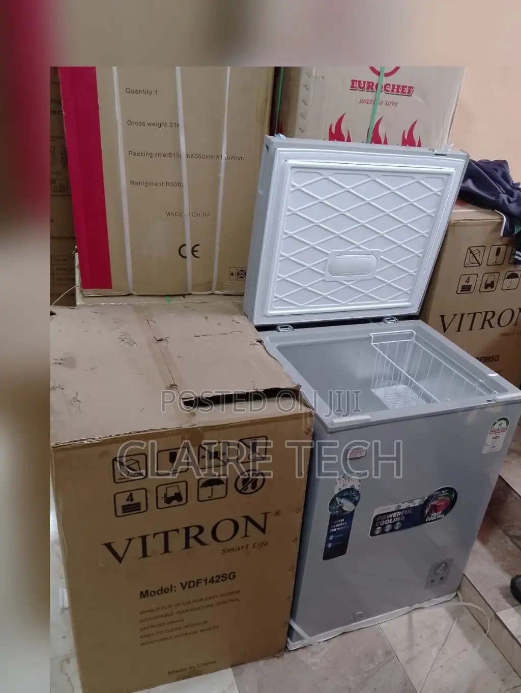VDF142SG Vitron 142 Litres Deep Freezer 