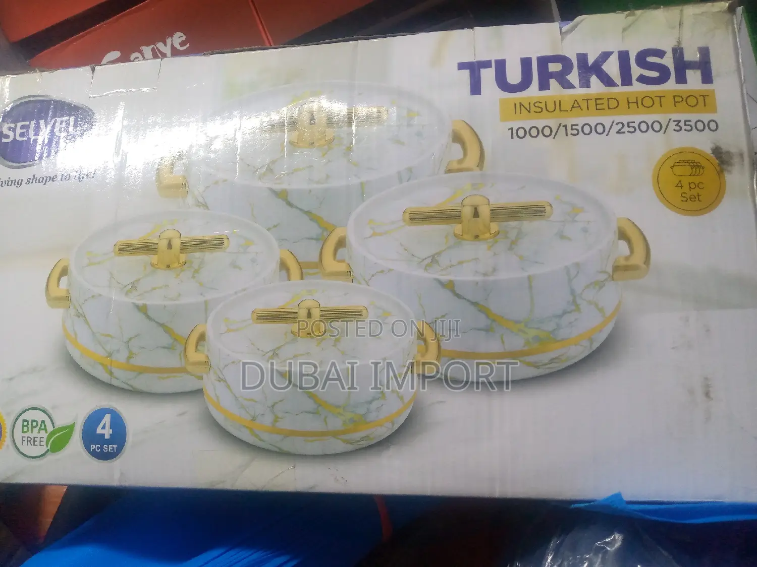 Insulated Hot Pot 4 PCS