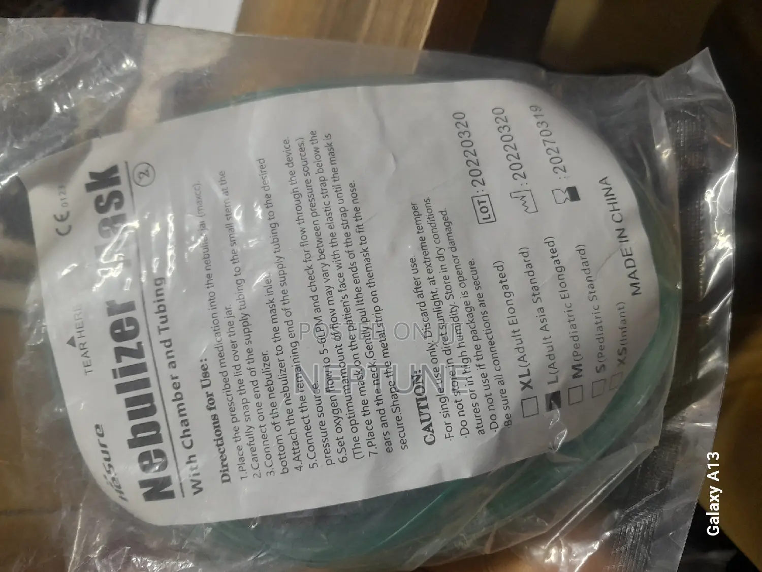 Nebulizer Mask.