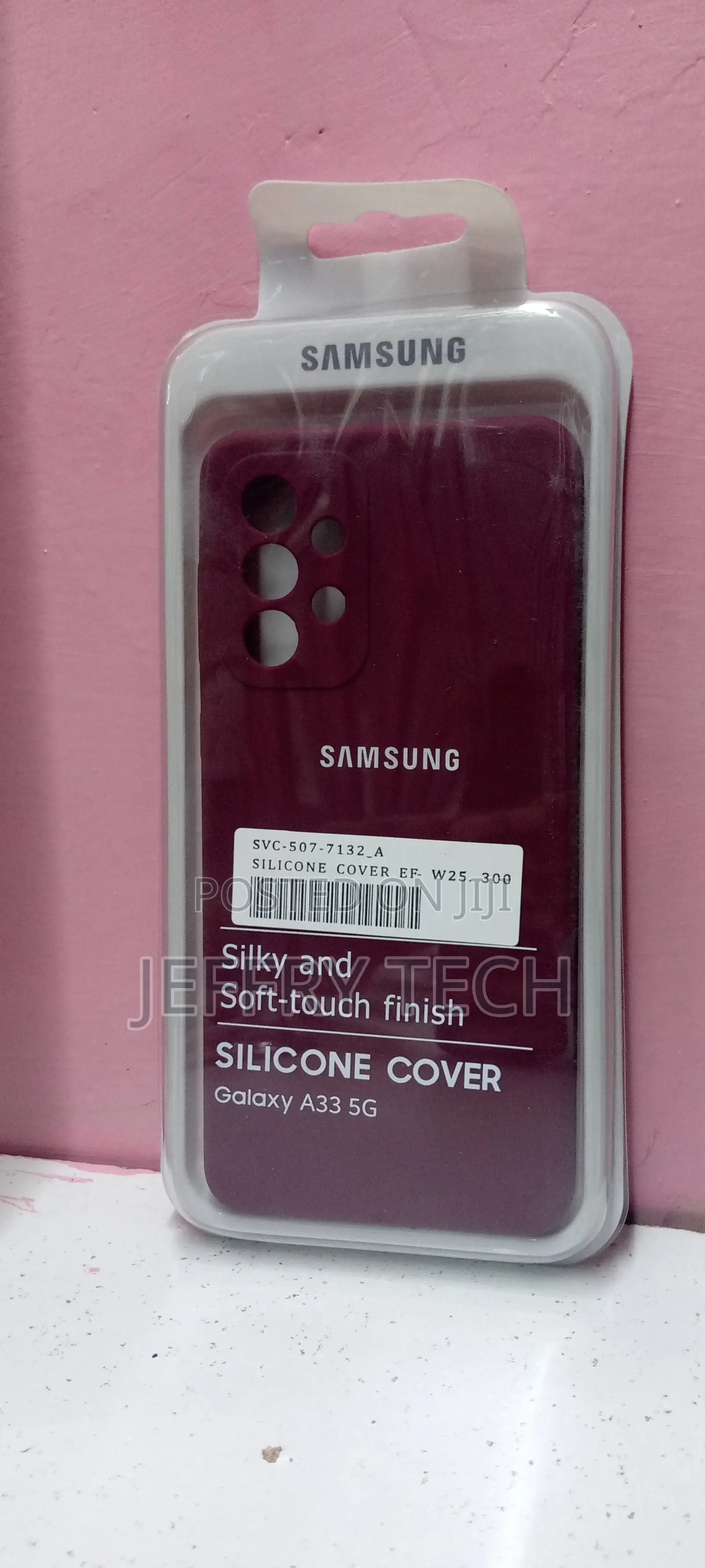 Silicone Case for Samsung Galaxy A33 5G - Red