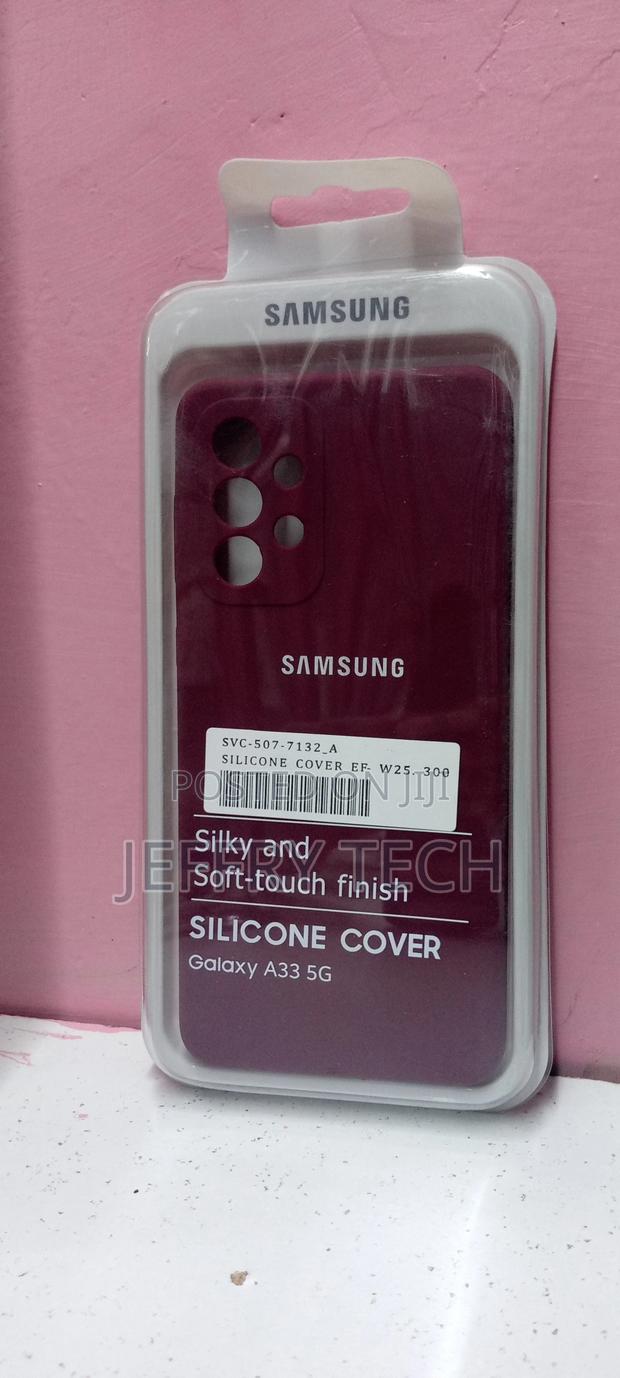 Silicone Case for Samsung Galaxy A33 5G - Red