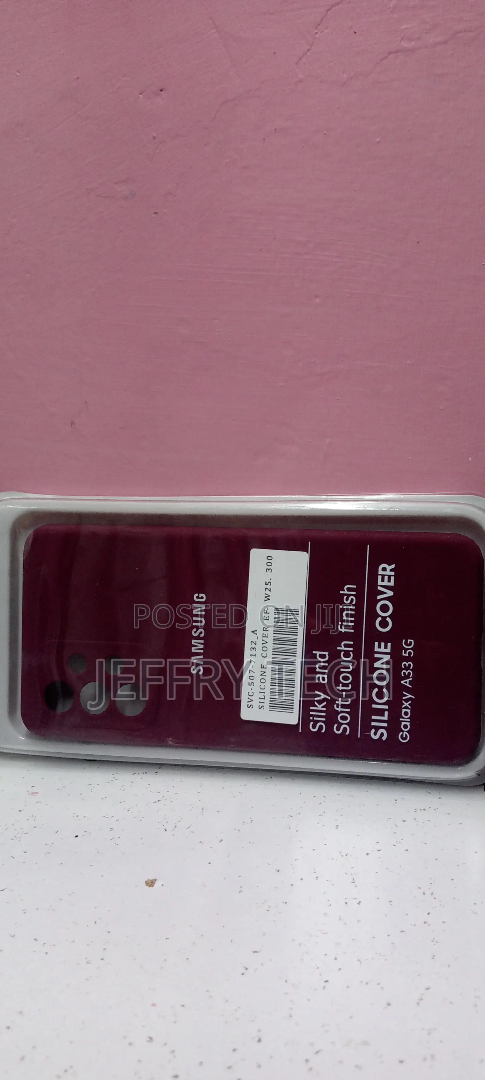 Silicone Case for Samsung Galaxy A33 5G - Red