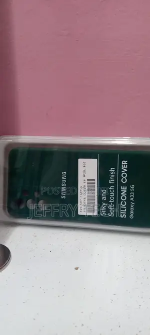 Silicone Case for Samsung A33 5G, Dark Green - Liquid Silico