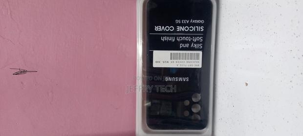 Samsung A33 5G Phone Case Soft Flexible Rubber Black - thumbnail 2