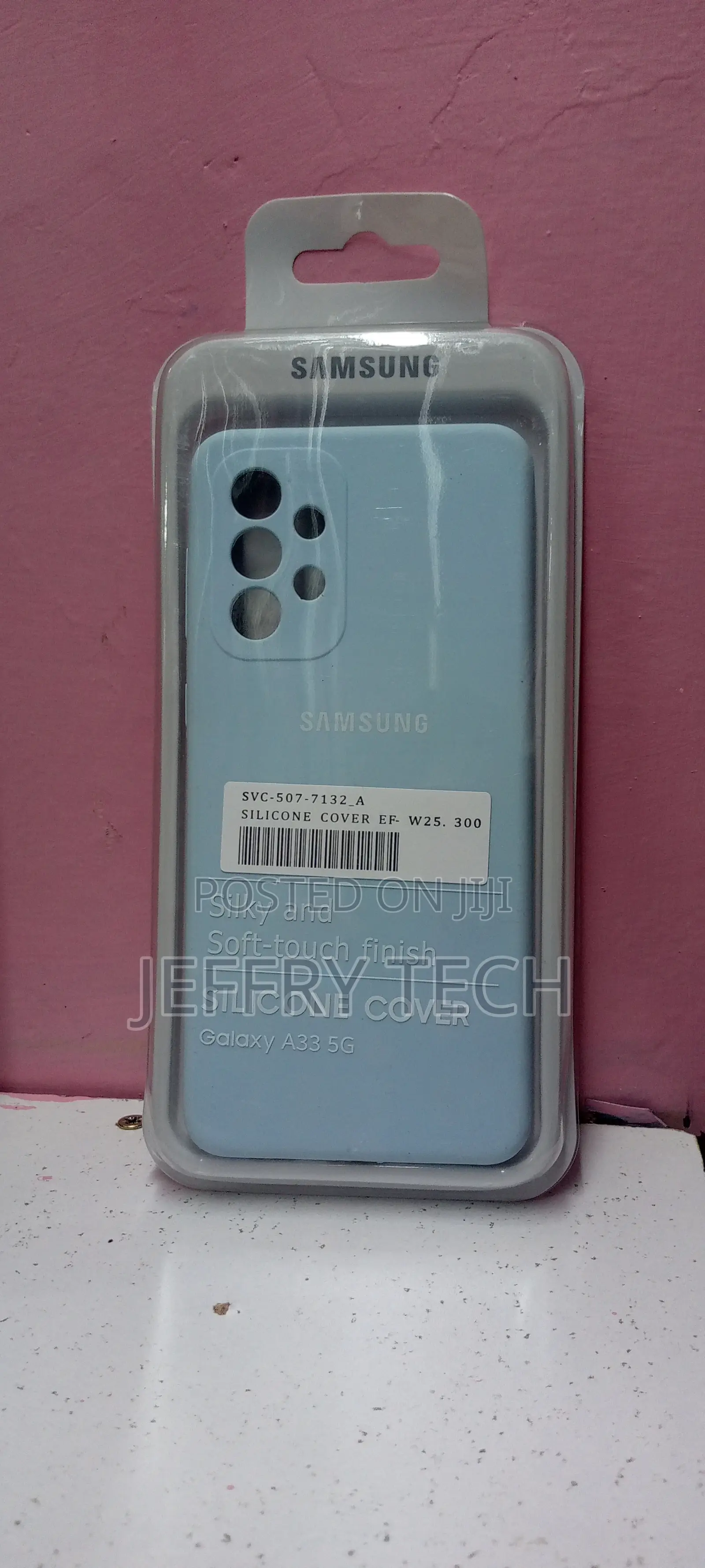 Silicone Case for Samsung Galaxy A33 5G Light Blue