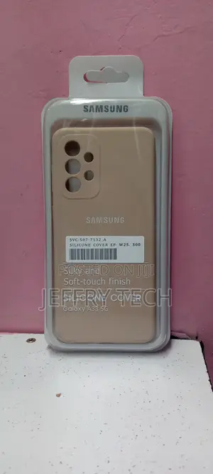 Silicone Case Lace Samsung Galaxy A33 5G Nude