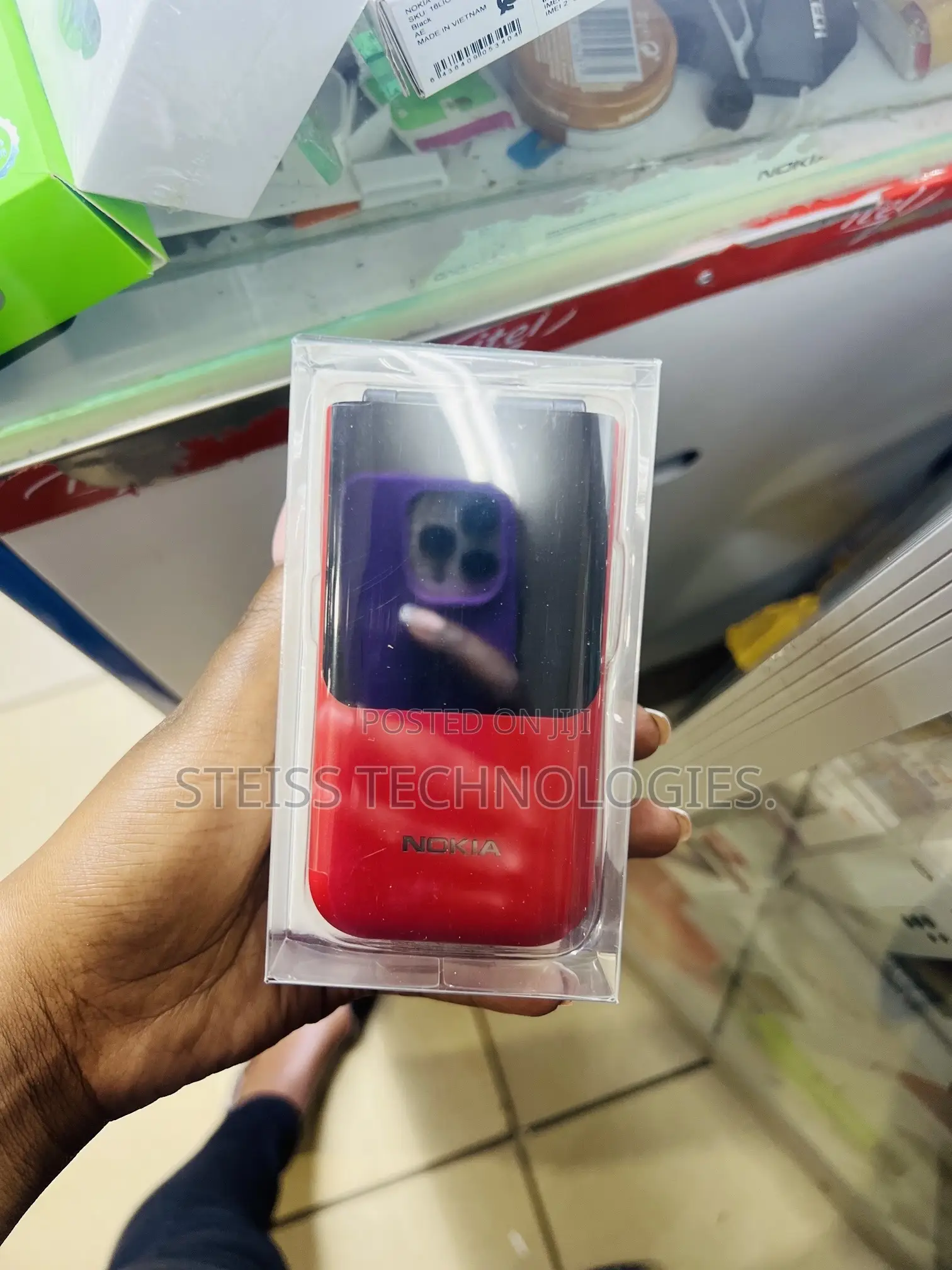 New Nokia 2720 Flip 512 GB Red