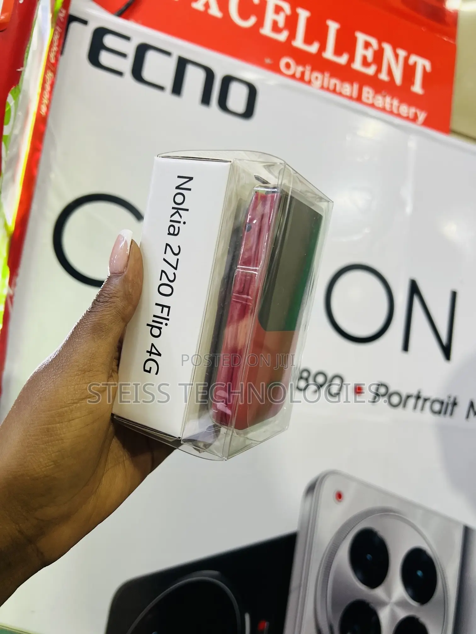 New Nokia 2720 Flip 512 GB Red