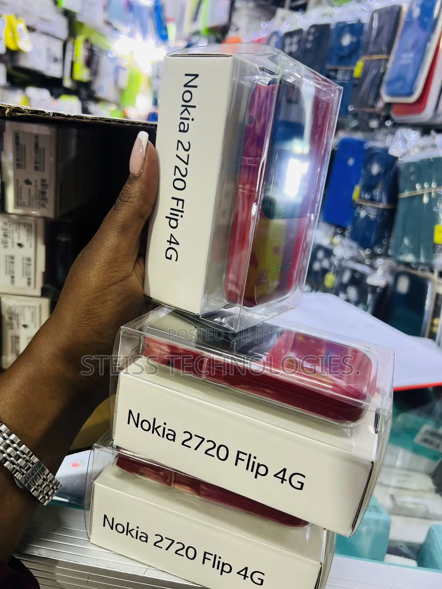New Nokia 2720 Flip 512 GB Red