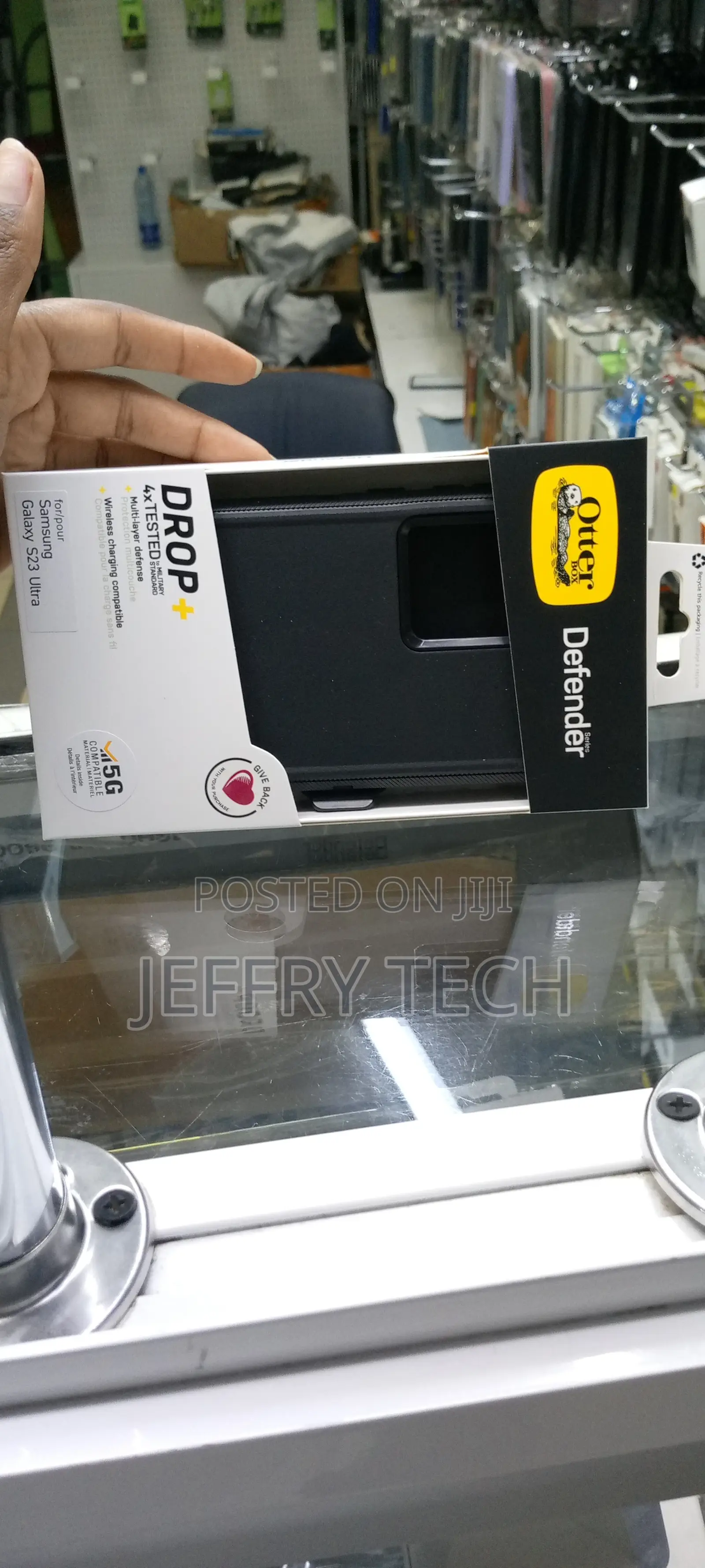 Otterbox Galaxy S23 Ultra Defender Series Case - BLACK, Rugg