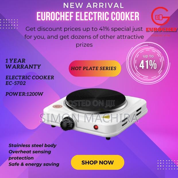 Eurochef Single Plate Electric Cooker - main view