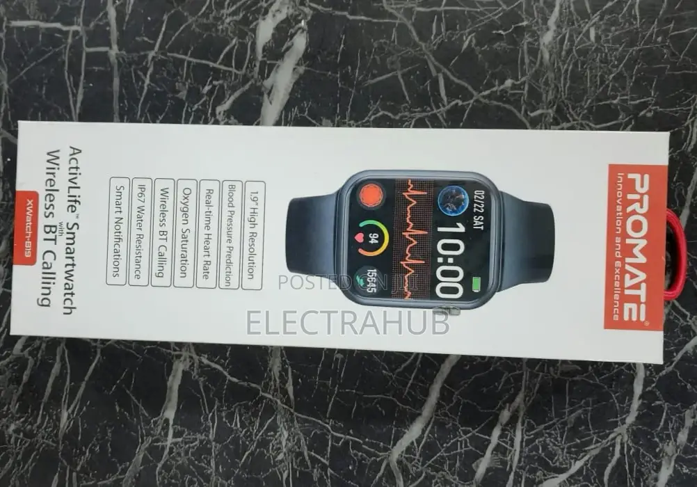 Promate B19 Fitness Tracker Smartwatch New Sealed