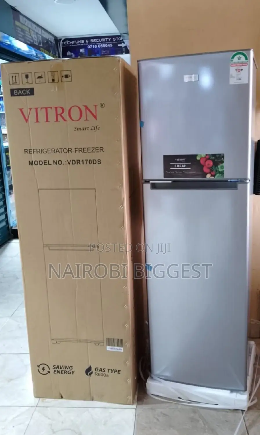 Vitron Original 170litres Defrost Double Door Fridge-