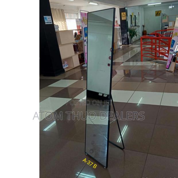 Rectangular Executive Black Dressing Mirror