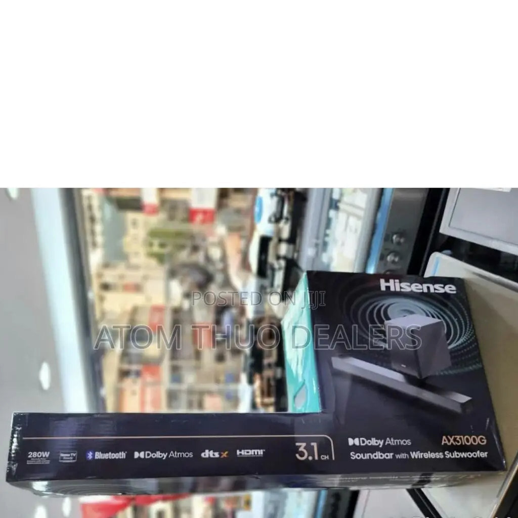 AX3100G 3.1 CH Hisense Sound Bar With Wireless Subwoofer 