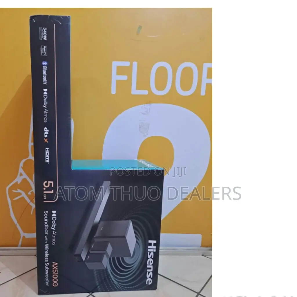 5.1CH AX5100G Hisense Sound Bar With Wireless Subwoofer