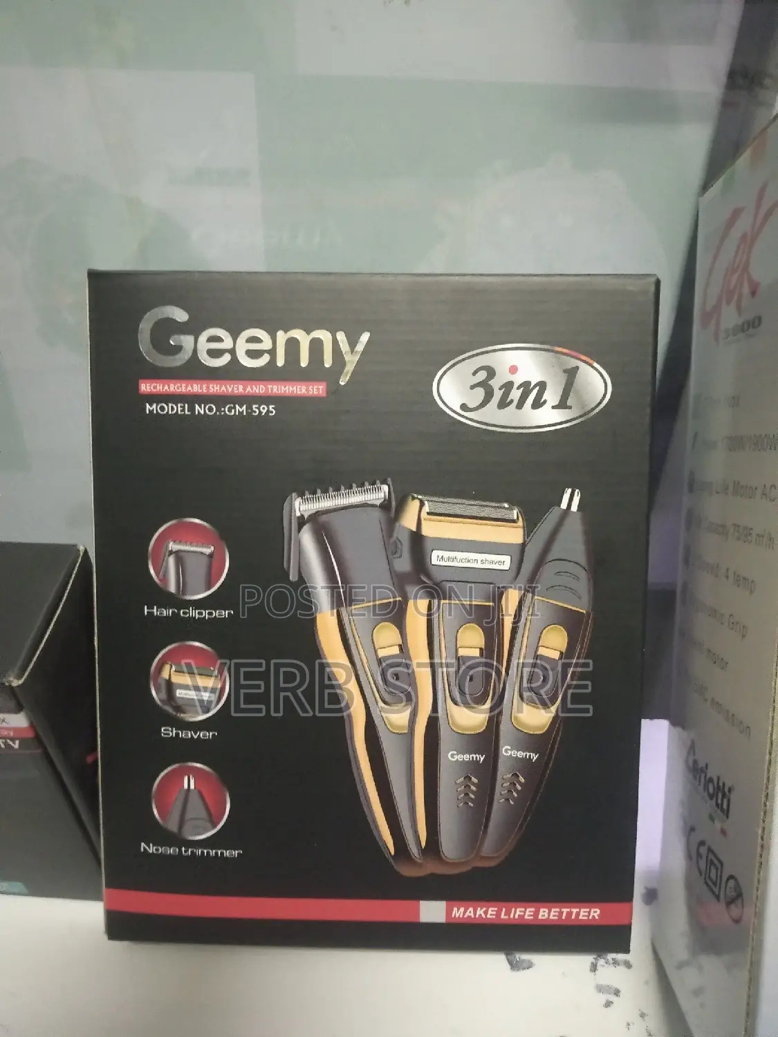 Rechargeable Shaver and Trimmer Set