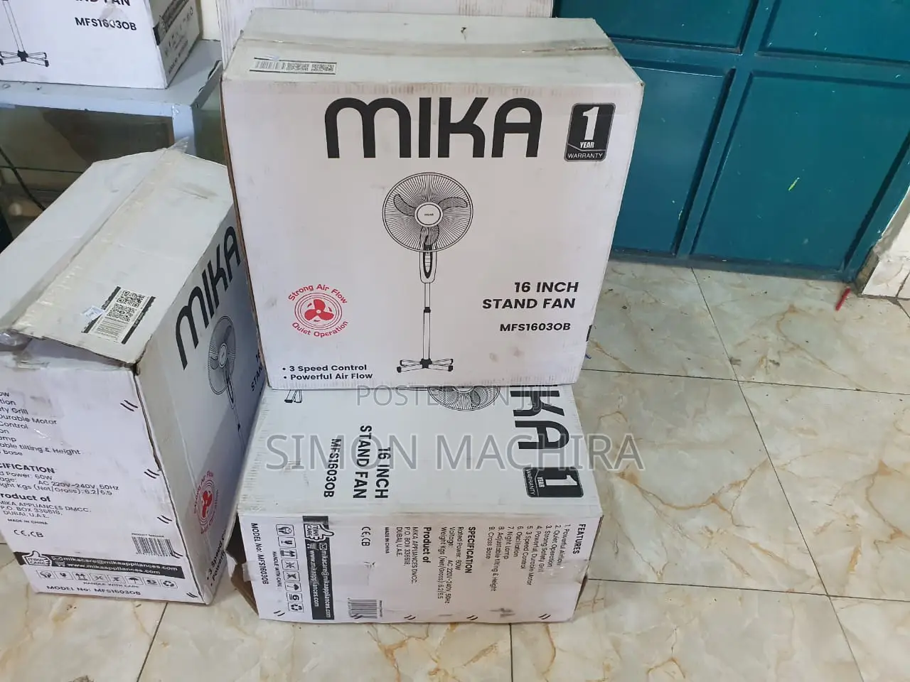 Mika 16 Inches Standing Fan