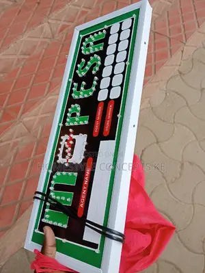 Modern New MPESA Sign With LED Lights