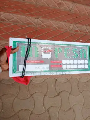 Modern MPESA LED Signage With Lights