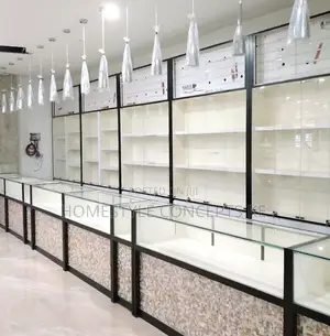 Shop Shelf Display Counters Mobile Jewelry Cosmetics Cases