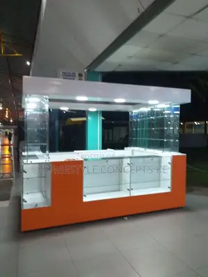 Shop Display Counter and Shelves Installation