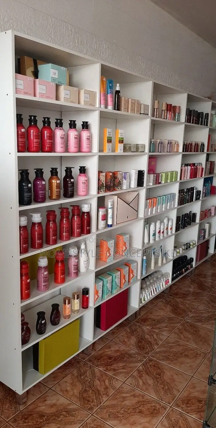 Shop Display Counter and Shelves Installation