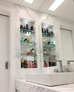 Glass Shelves and Display Cases Counters