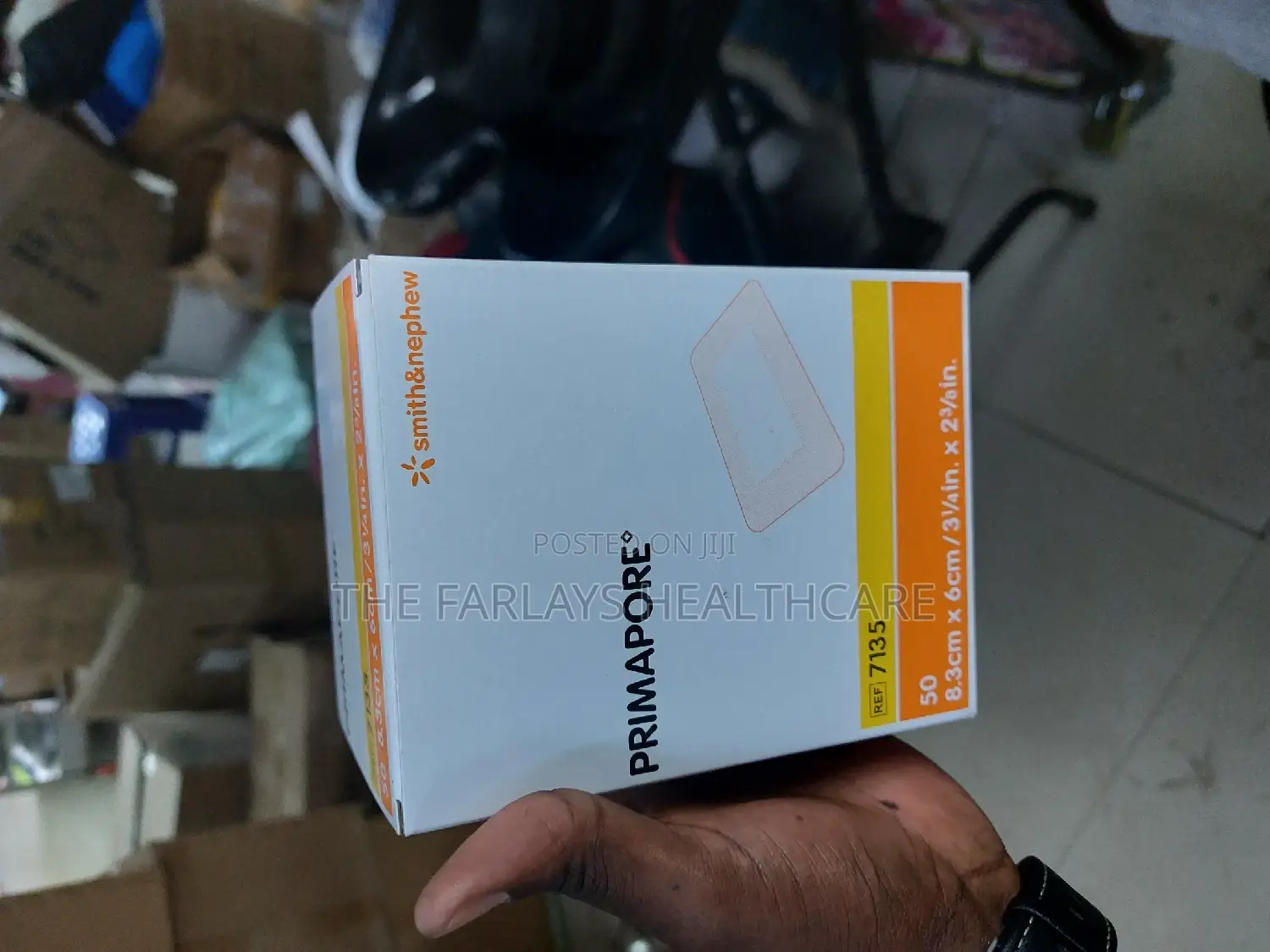 Primapore || Adhesive Wound Dressing. 8.3cm × 6cm