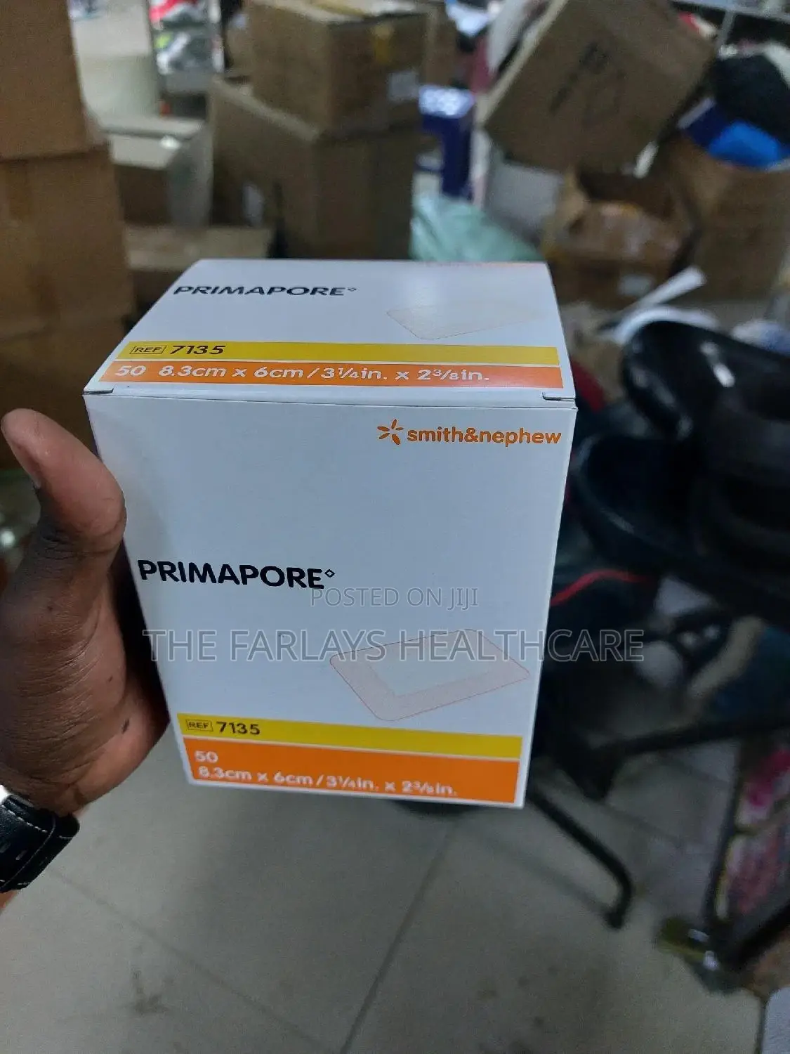 Primapore || Adhesive Wound Dressing. 8.3cm × 6cm