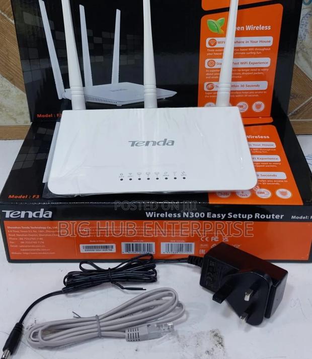 Tenda F3 N300 300mbps Wireless Router - main view