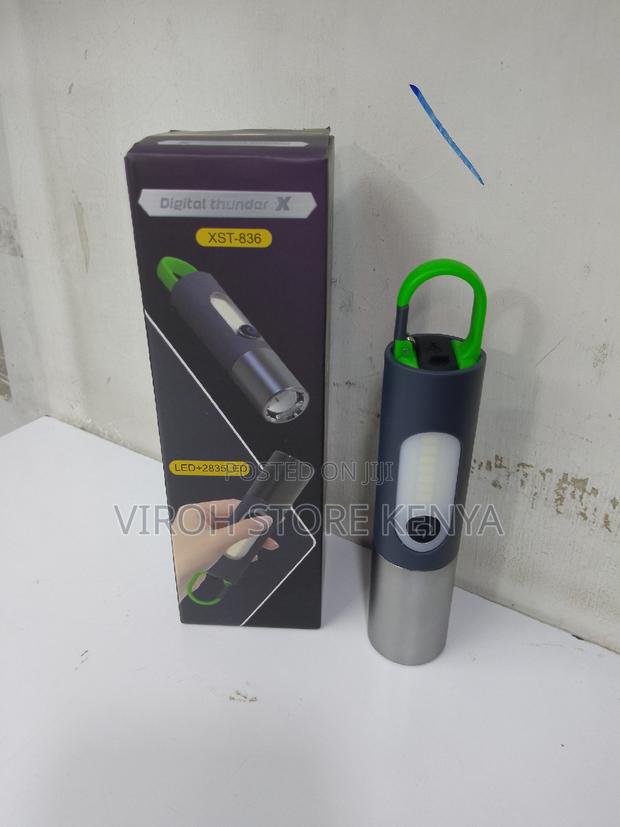 Rechargeable LED Torch 836 With Hanger