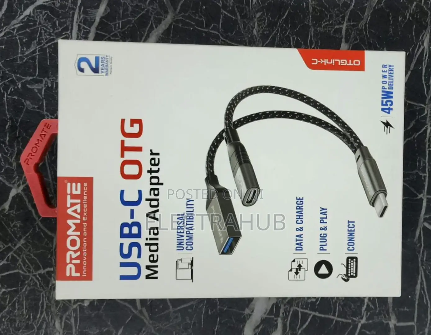 Promate USB-C OTG Media Adapter (Otglink-C)