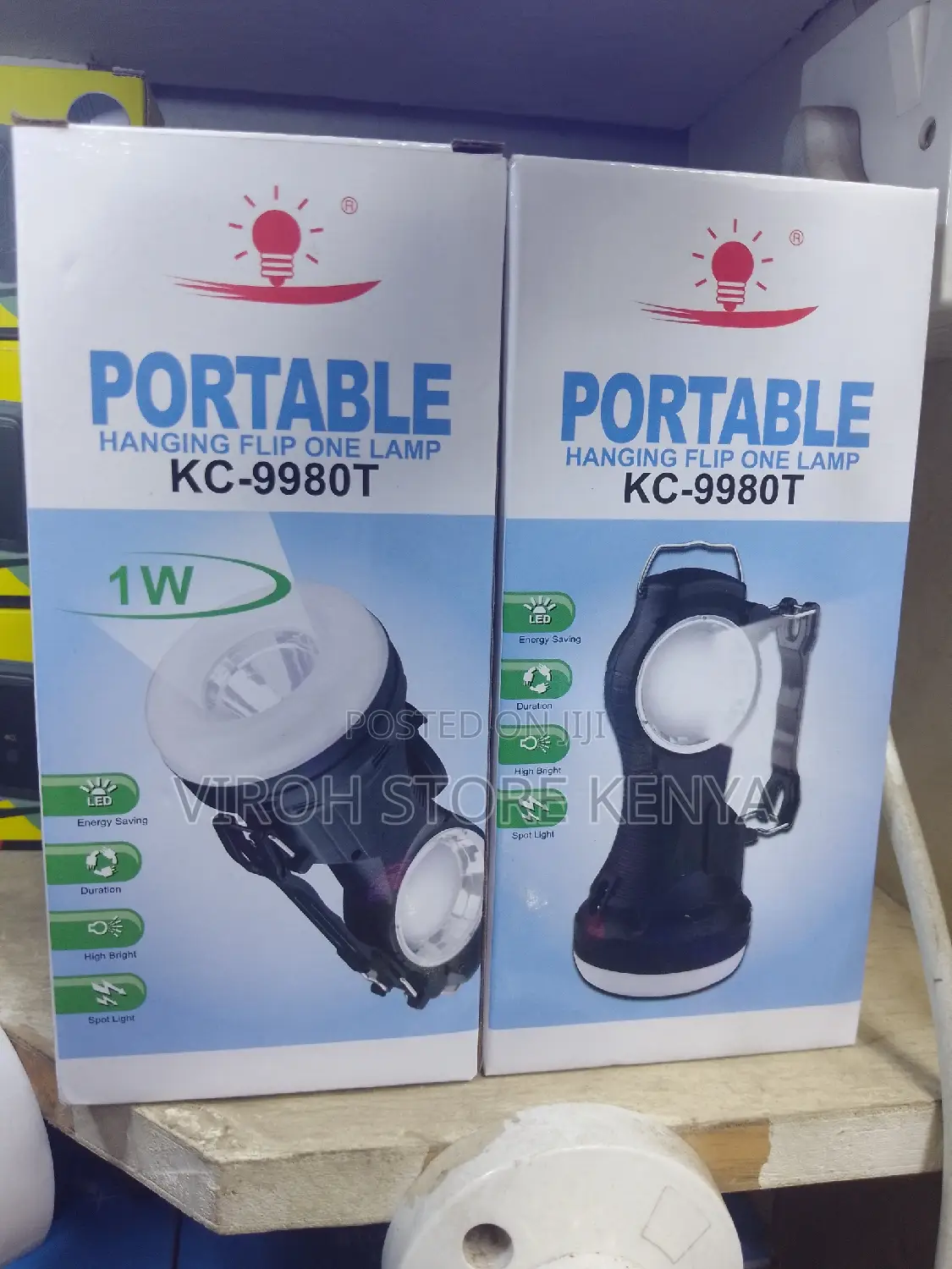 Portable Hanging Flip One Lamp Emergency Lamp Torch