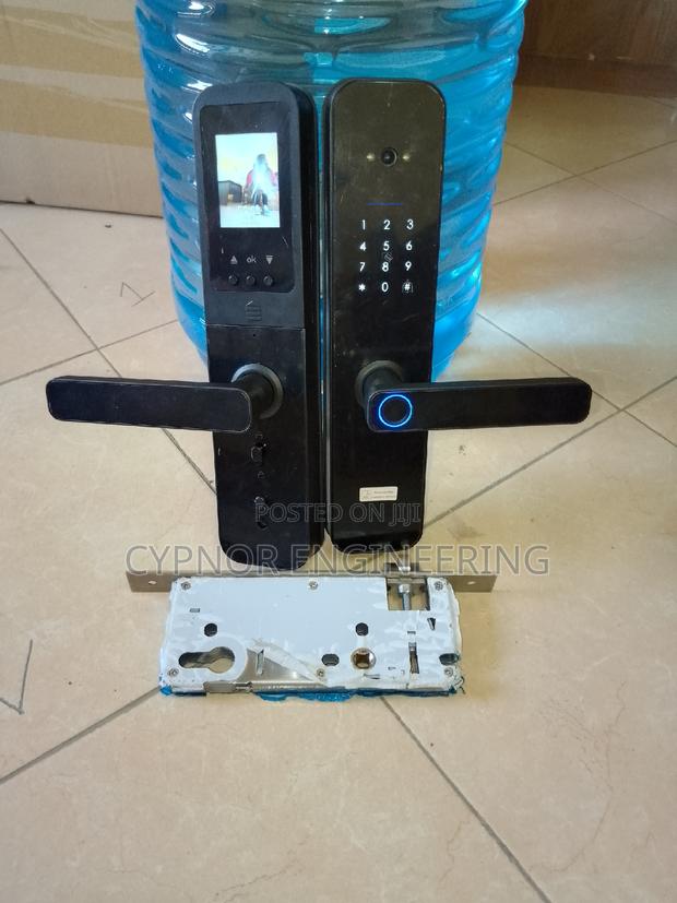 Smart Home Management Fingerprint Scanner RFID Door Lock - main view