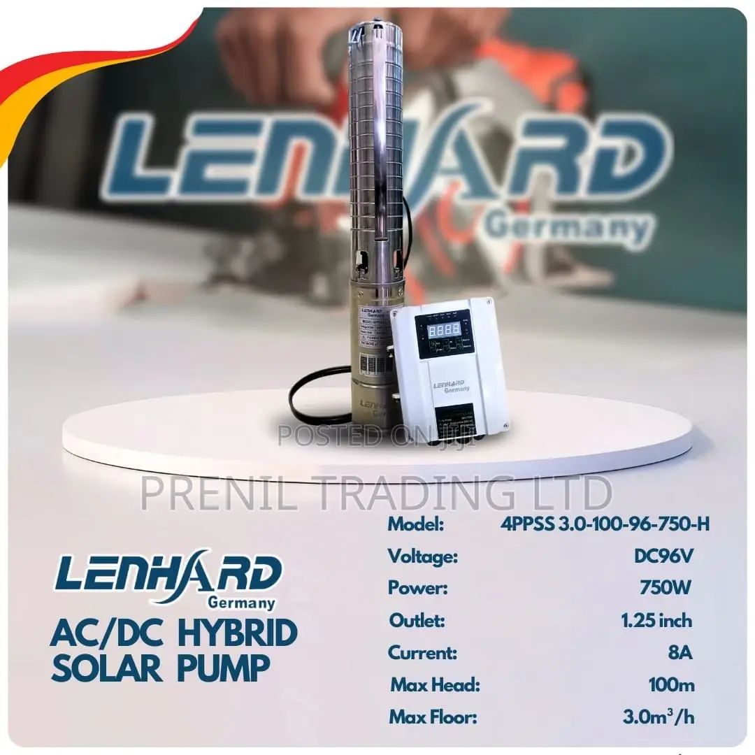 Solar Submersible Pump AC/DC 100mtr