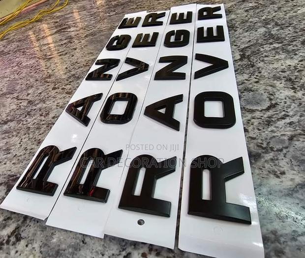 Black RANGE ROVER Front or Boot Badges - main view