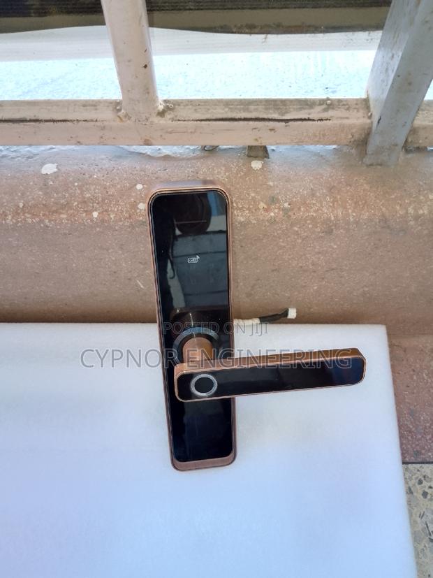 Biometric Mastery Wooden Entries Passcode Door Locks - main view