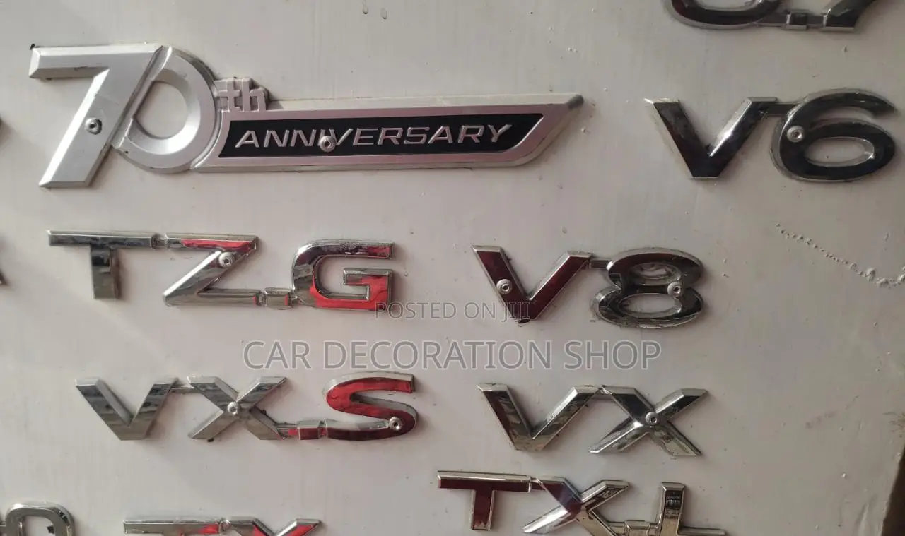 Prado Badges TX,V8,Vx,Tzg,Txl,70th Anniversary