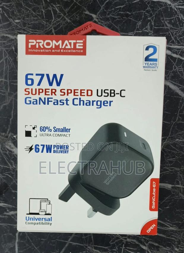 Promate 67W Super Speed USB-C Charger - main view