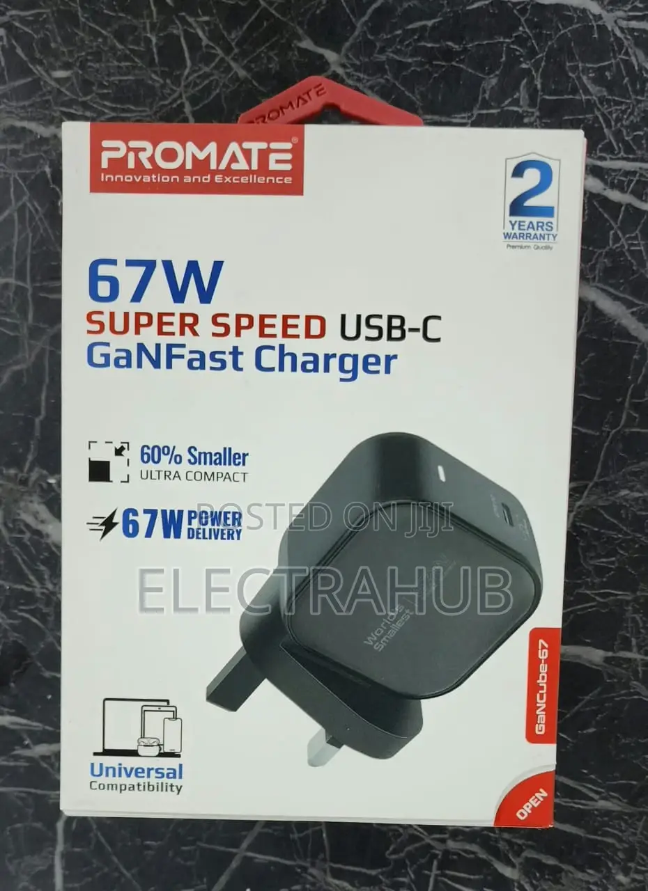 Promate 67W Super Speed USB-C Charger