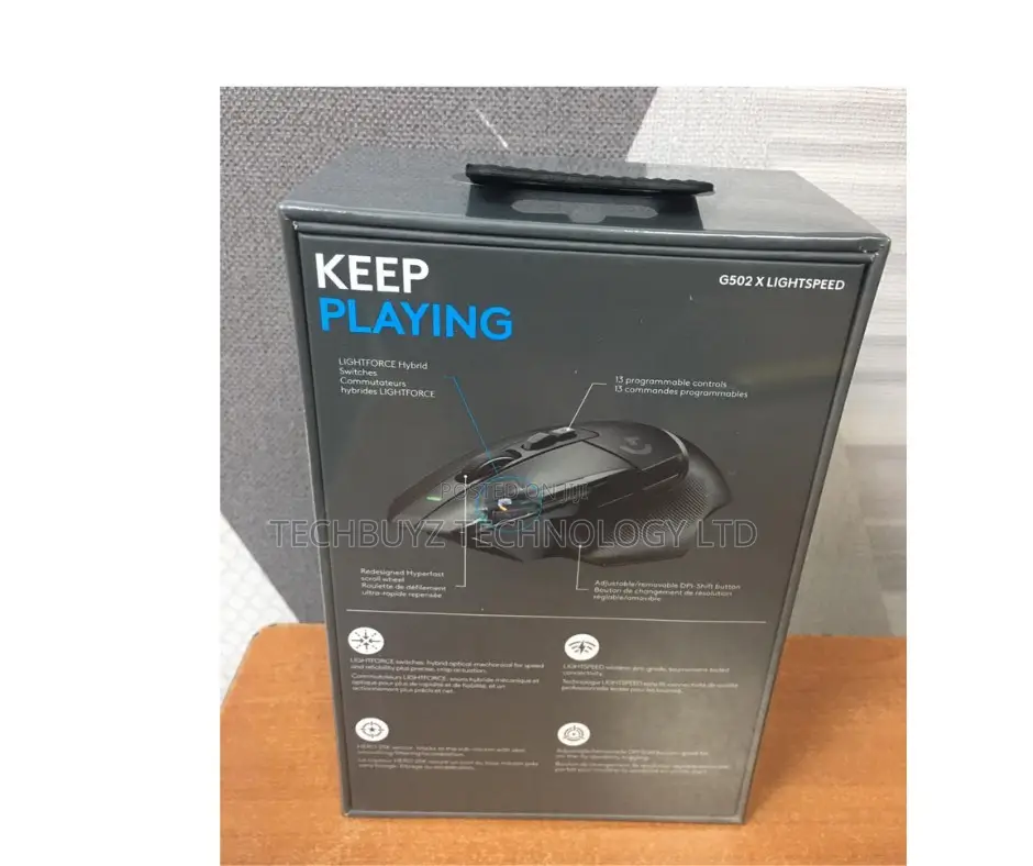 Logitech G502 X Lightspeed Wireless Gaming Mouse Black